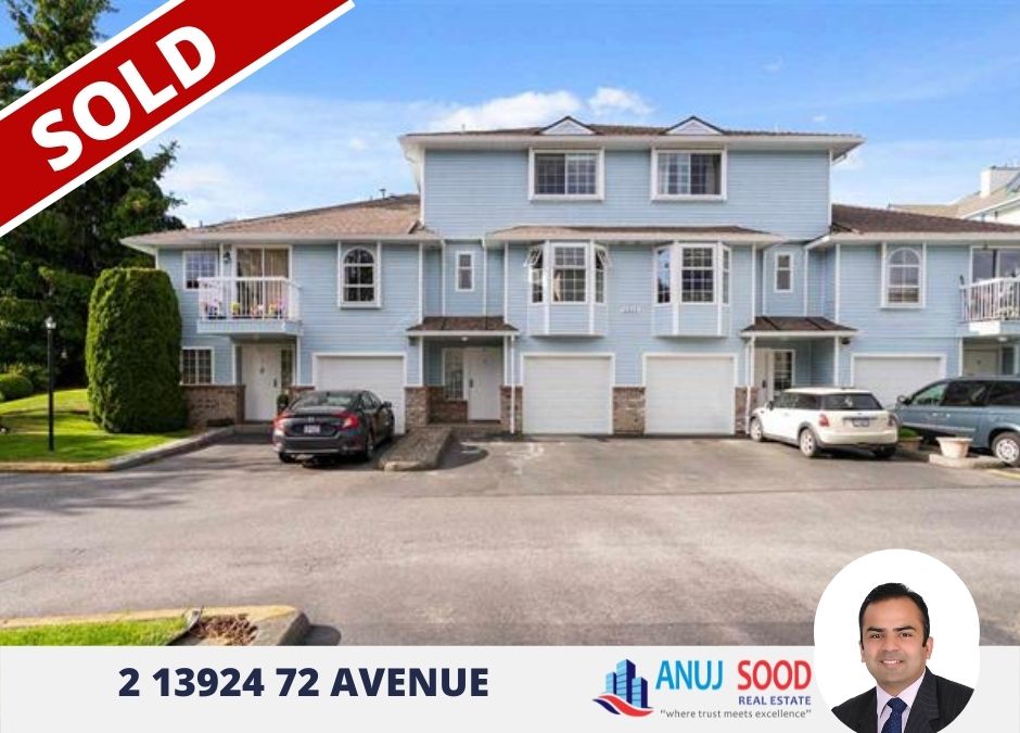 Sold Listing -2-13924, 72 Avenue, Anuj Sood PREC, Real Estate Services, Real Estate Expert, BC