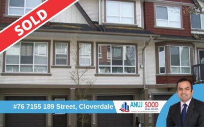 SOLD – #76 7155 189 Street, Cloverdale BC